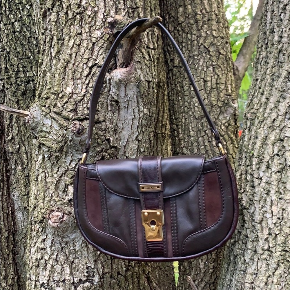 Micheal Kors brown leather handbag
